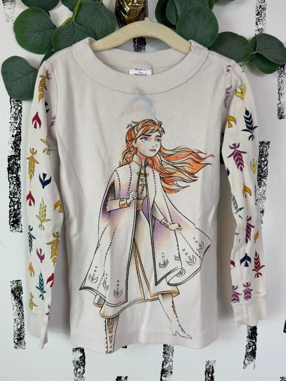 Hanna Andersson Frozen ll Anna Pajama Set Size 4